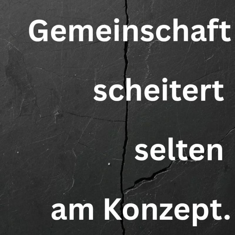 Gemeinschaft scheitert am&nbsp;Menschen